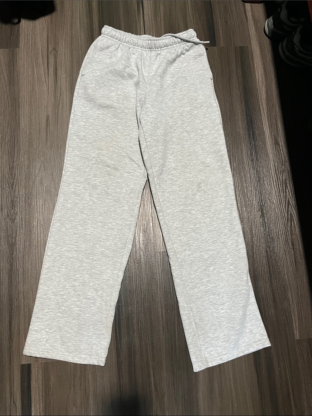 Sunday Relaxed Light Gray Drawstring Sweatpants